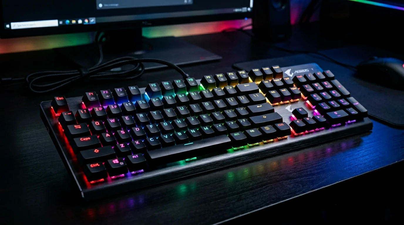 Clavier gaming RedThunder K900 plein format