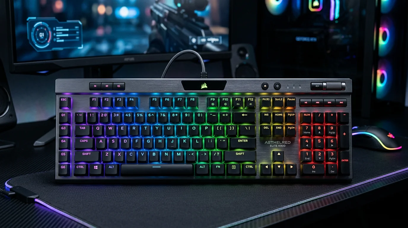Clavier gaming RedThunder K900 plein format RGB
